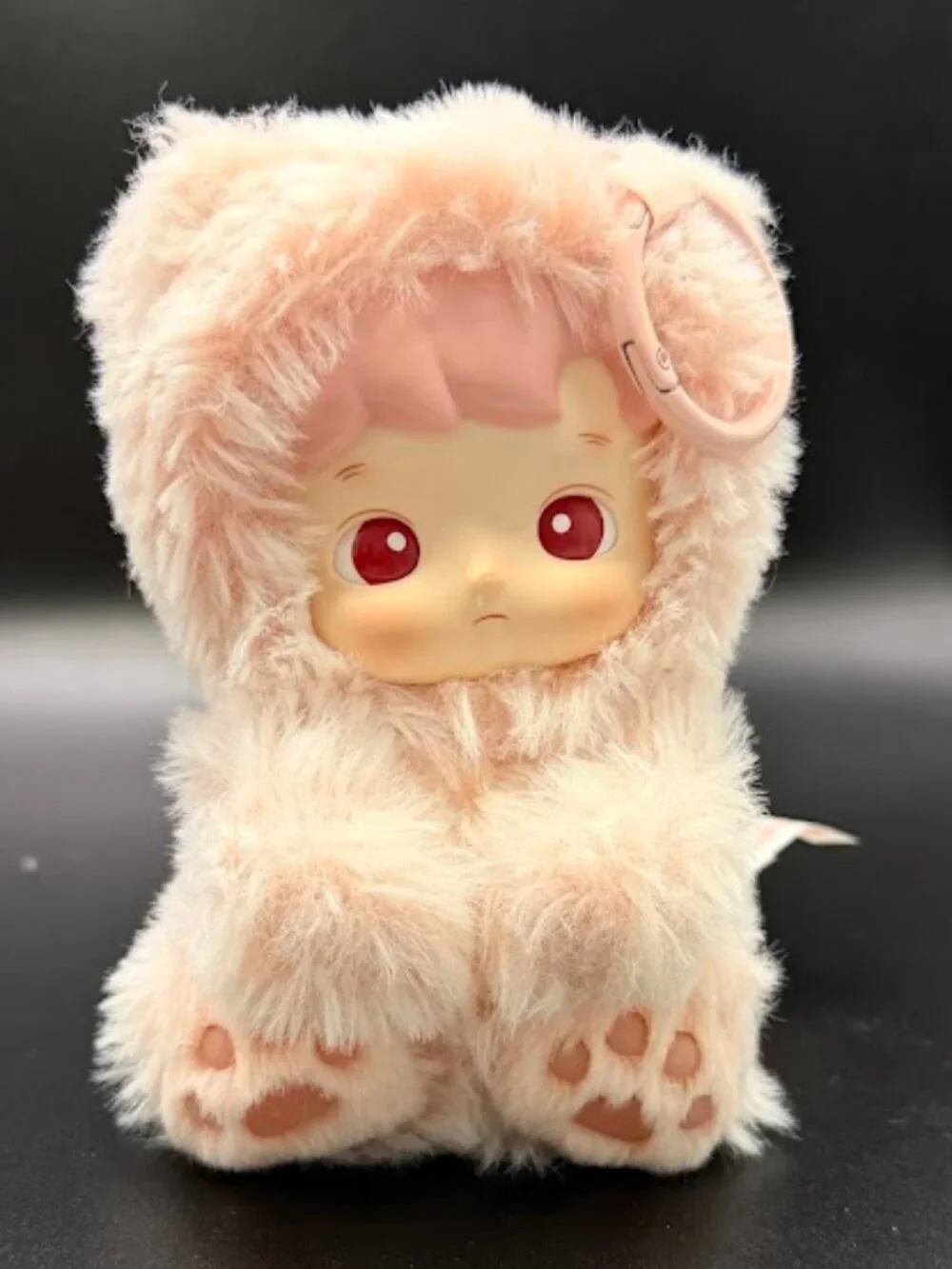 Kawaii Pink Fluffy Mini Plush Toy Pastel Soft Girl Aesthetic